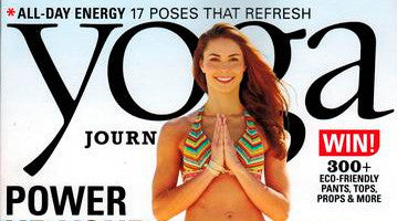 MIKA SEEN ON COVER OF YOGA JOURNAL