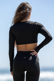 Mika Body Wear - Crop Tops - Kenzie Crop #color_black
