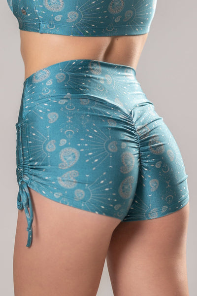 Mika Body Wear - High Rise Shorts - Addy Short #color_celestial