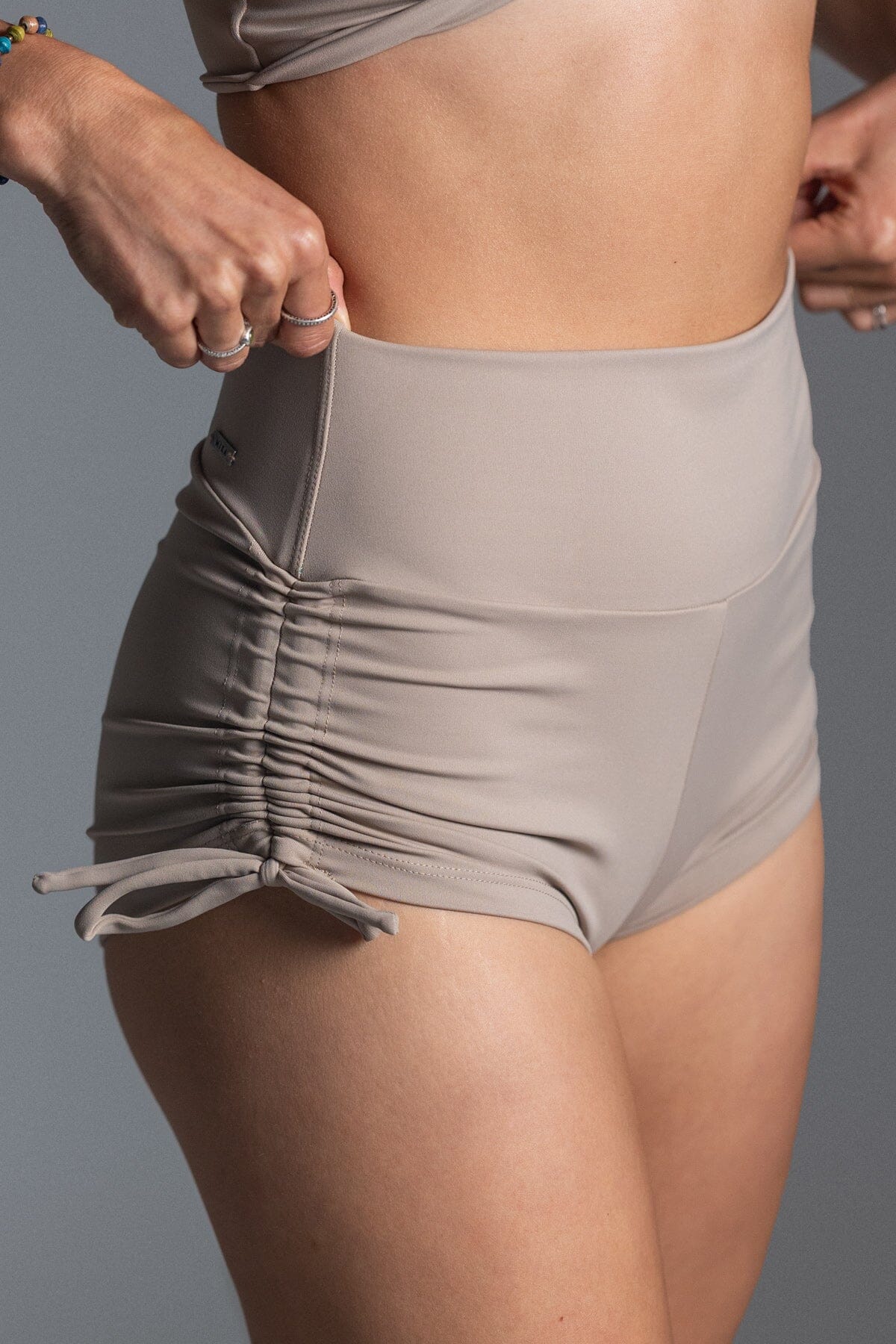 Mika Body Wear - High Rise Shorts - Addy Short #color_moondust