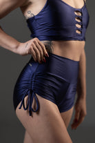 Mika Body Wear - High Rise Shorts - Addy Short #color_sapphire