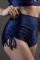 Mika Body Wear - High Rise Shorts - Addy Short #color_sapphire