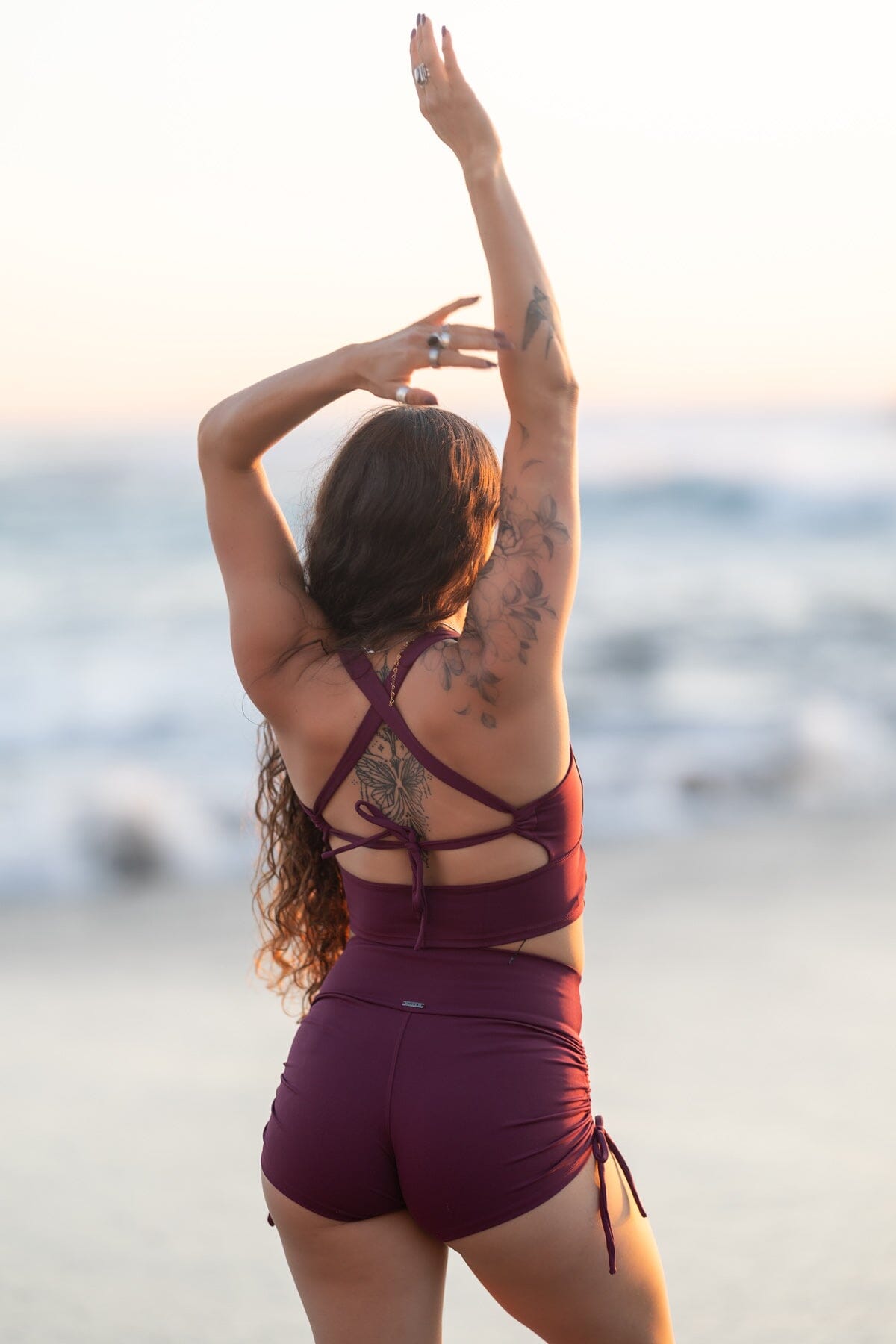Mika Body Wear - Gabi Short #color_plum