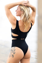 Mika Body Wear - briefs - lexie suspender bottoms #color_black