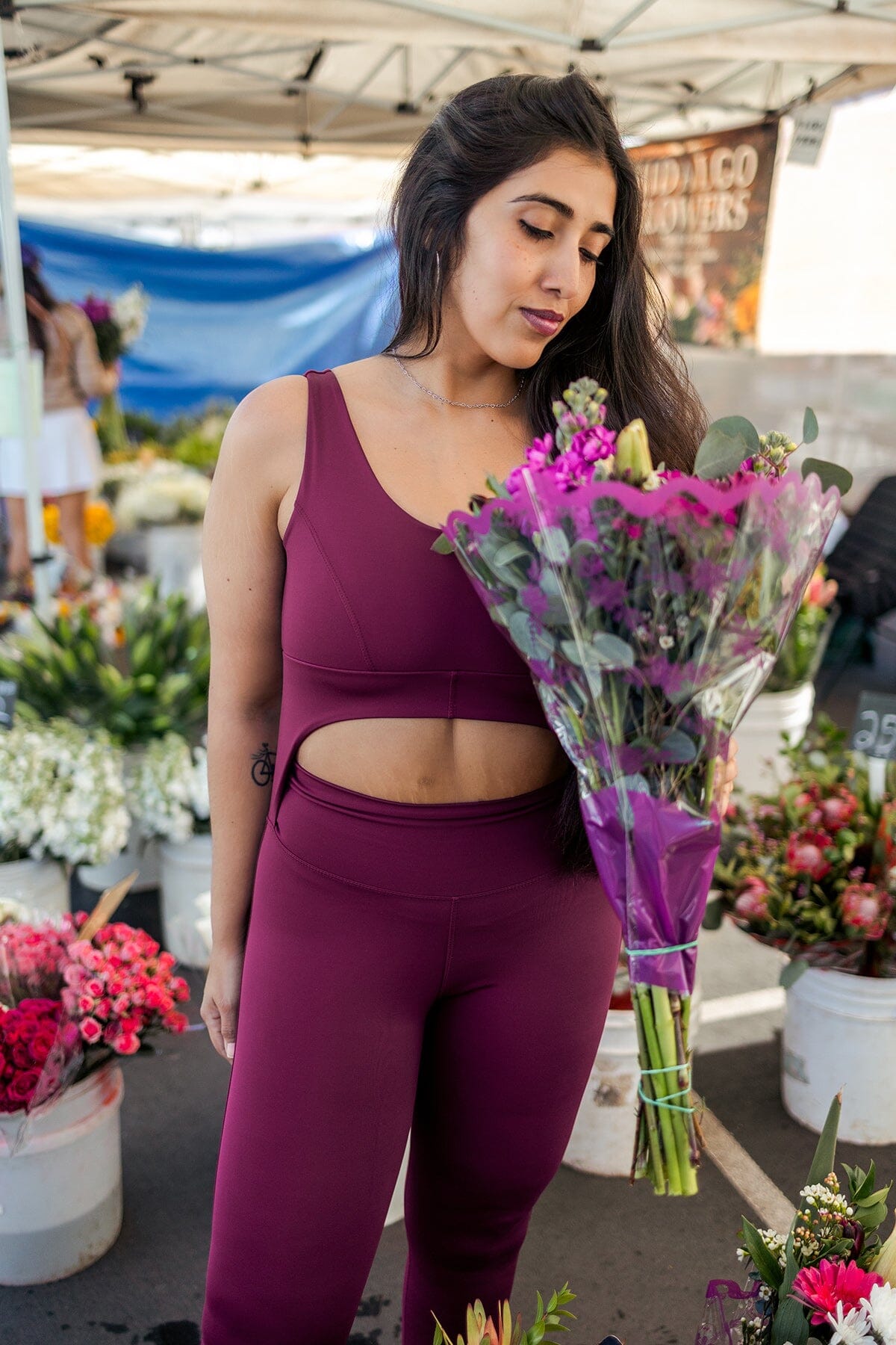 Mika Body Wear - Stevie Bodysuit - #color_plum