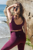 Mika Body Wear - Stevie Bodysuit - #color_plum