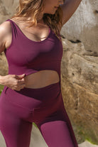 Mika Body Wear - Stevie Bodysuit - #color_plum