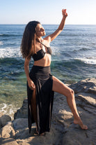 Mika Body Wear - Windwrap Skirt #color_black