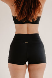 Mika Body Wear - High Rise Shorts - Miski Short #color_black
