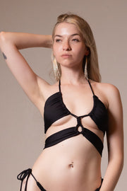 Mika Body Wear - Bikini Tops - Iris Top #color_black