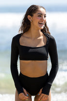 Mika Body Wear - Crop Tops - Kenzie Crop #color_black