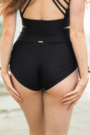 Mika Body Wear - Yoga Shorts - Mikaela Short High Waisted #color_black