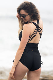 Mika Body Wear - Yoga Tops - Kendra Top #color_black