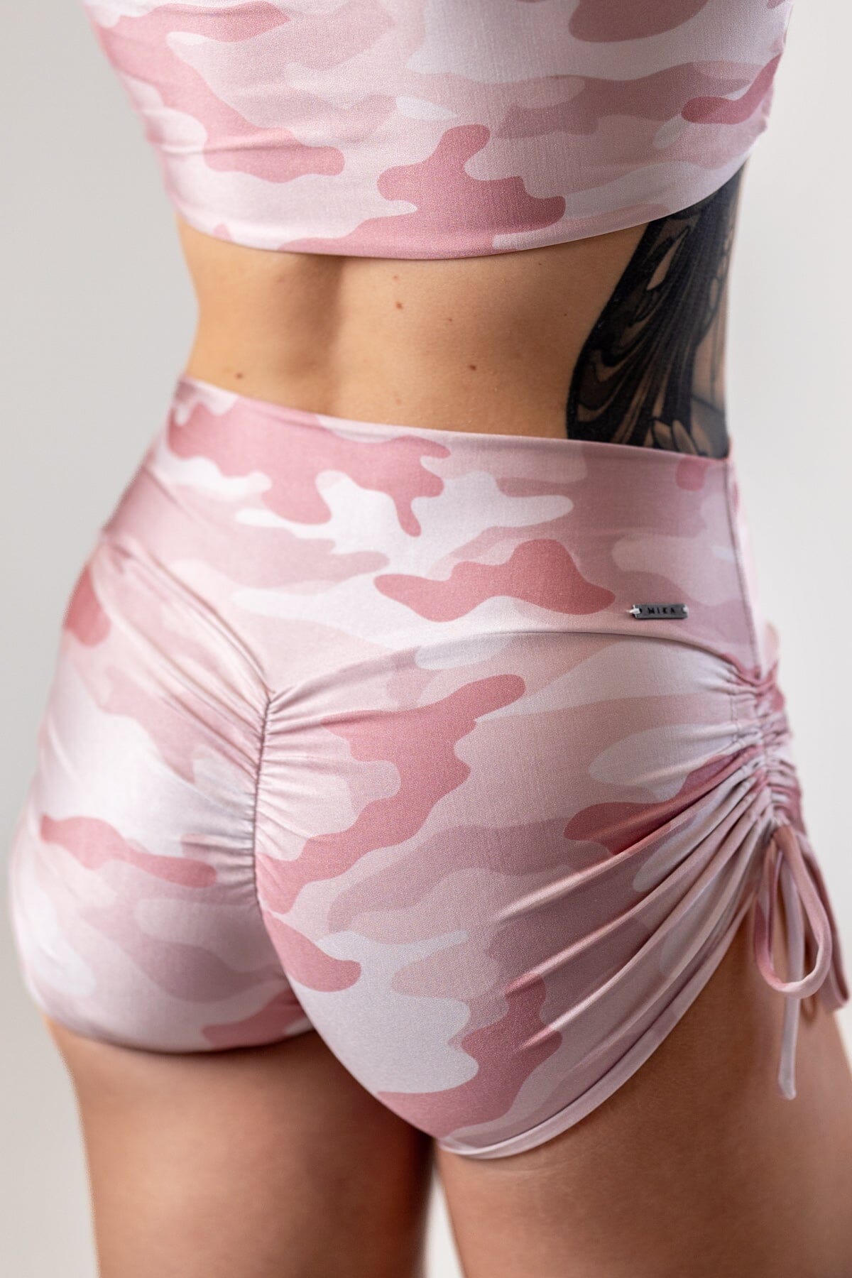 Mika Body Wear - High Rise Shorts - Addy Short #color_hide-in-pink