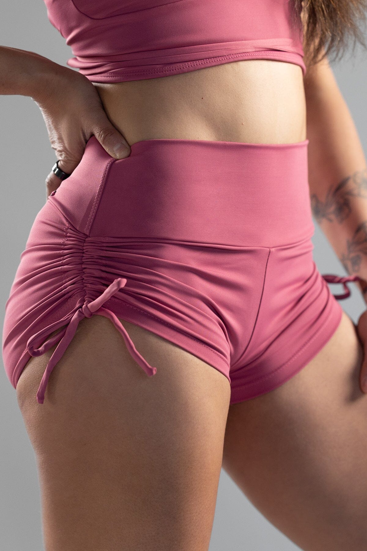 Mika Body Wear - High Rise Shorts - Addy Short #color_blush