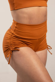 Mika Body Wear - High Rise Shorts - Addy Short #color_clay