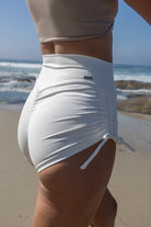 Mika Body Wear - High Rise Shorts - Addy Short #color_cream