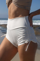 Mika Body Wear - High Rise Shorts - Addy Short #color_cream