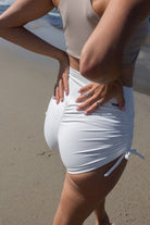Mika Body Wear - High Rise Shorts - Addy Short #color_cream