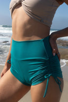 Mika Body Wear - High Rise Shorts - Addy Short #color_deepsea