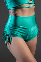 Mika Body Wear - High Rise Shorts - Addy Short #color_emerald