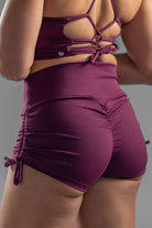 Mika Body Wear - High Rise Shorts - Addy Short #color_plum