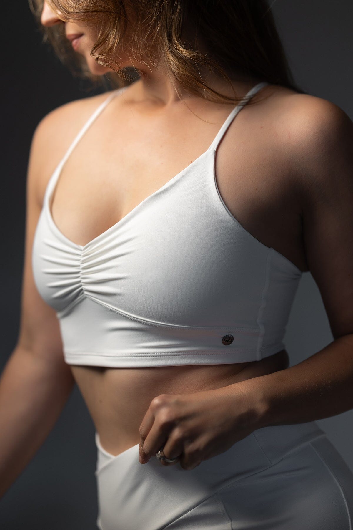 Mika Body Wear - Tops - Ayla Crop #color_cream