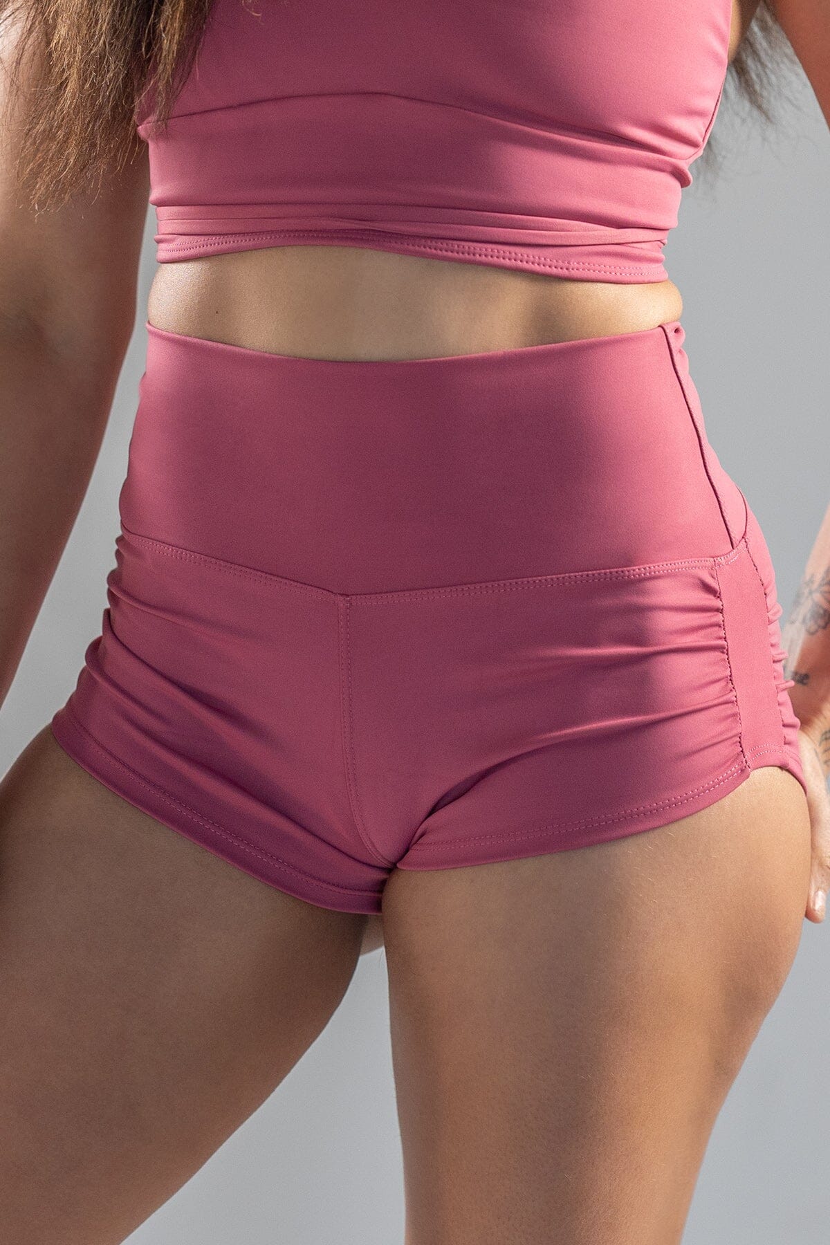 Mika Body Wear - Betty Short - High Waisted Shorts #color_blush