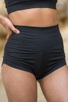 Mika Body Wear - Betty Short - High Waisted Shorts #color_black