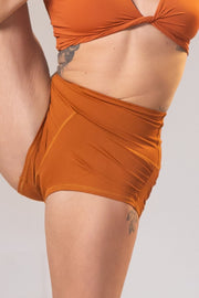 Mika Body Wear - Betty Short - High Waisted Shorts #color_clay