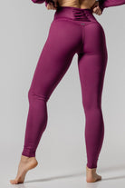 Mika Body Wear - High Waisted Bottoms - Harley Legging #color_plum