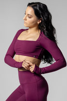 Mika Body Wear - Crop Tops - Kenzie Crop #color_plum