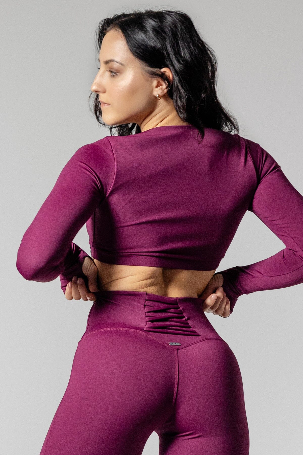 Mika Body Wear - Crop Tops - Kenzie Crop #color_plum