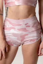 Mika Body Wear - Meeko Short - High Waisted Shorts #color_hide-in-pink