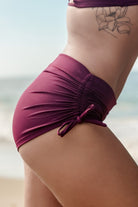 Mika Body Wear - Mikaela Short Shorts #color_plum