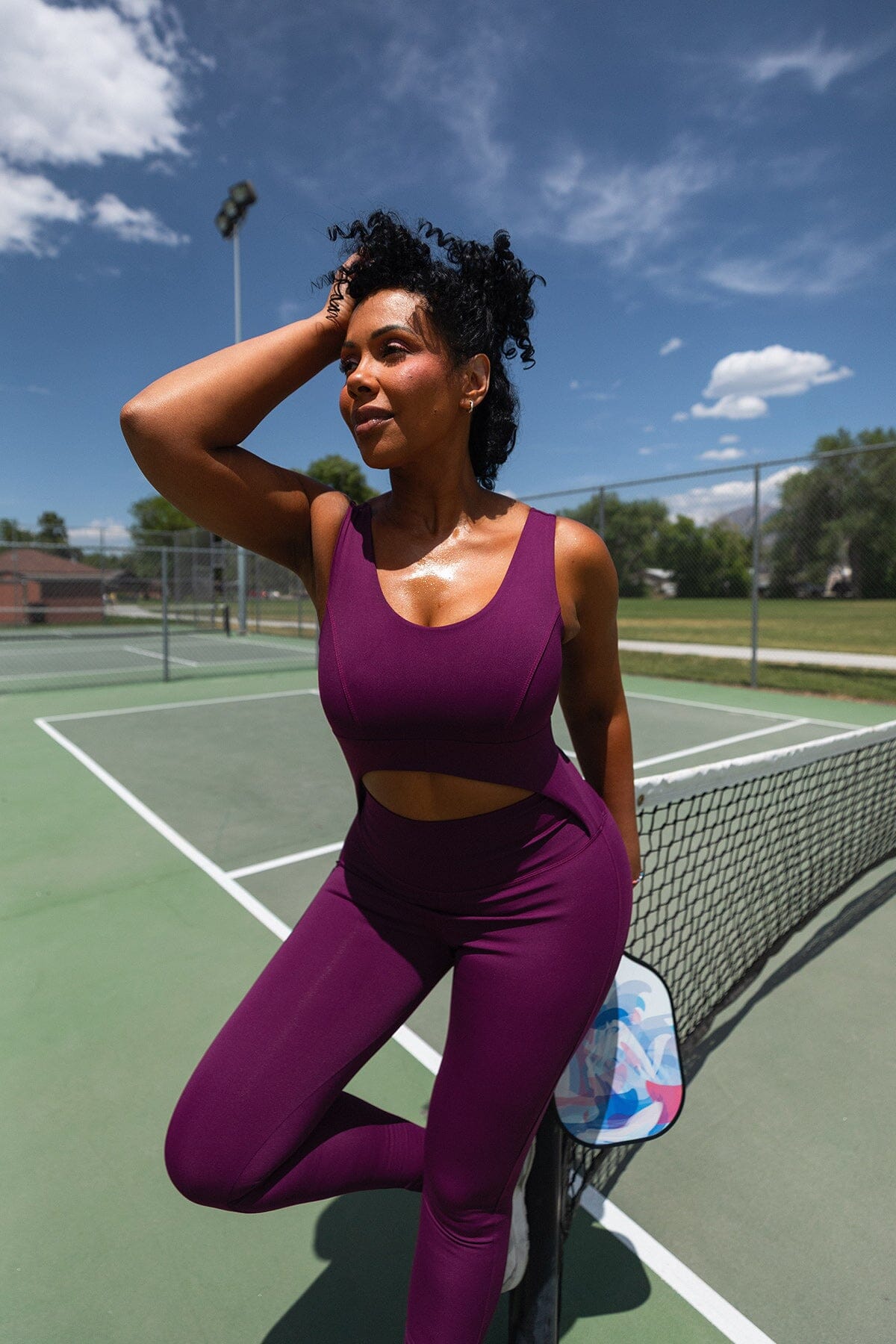 Mika Body Wear - Stevie Bodysuit - #color_plum