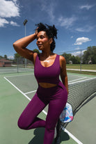 Mika Body Wear - Stevie Bodysuit - #color_plum