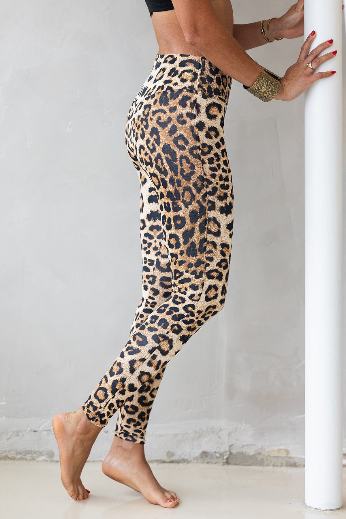 Mika Body Wear - High Rise Leggings - Veronica Legging #color_cheetah