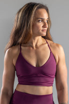 Mika Body Wear - Viento Crop #color_plum