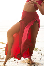 Mika Body Wear - Windwrap Pant #color_bougainvillea