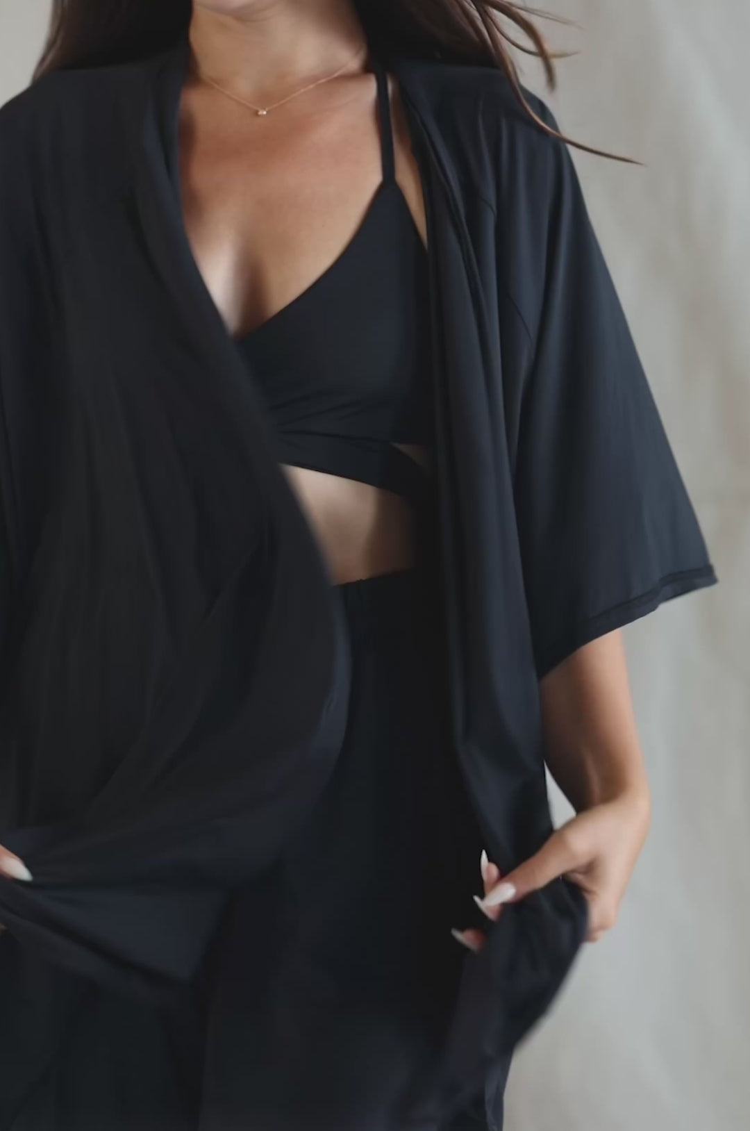 Mika Body Wear - Raz Robe #color_black