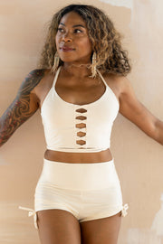 Mika Body Wear - Cielo Crop Tops #color_cream