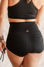Mika Body Wear - Mikaela Short - High Waisted Shorts #color_black