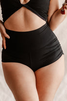 Mika Body Wear - Meeko Short - High Waisted Shorts #color_black